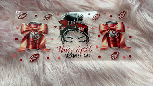 This Girl Runs on Dr Pepper Cup Wrap