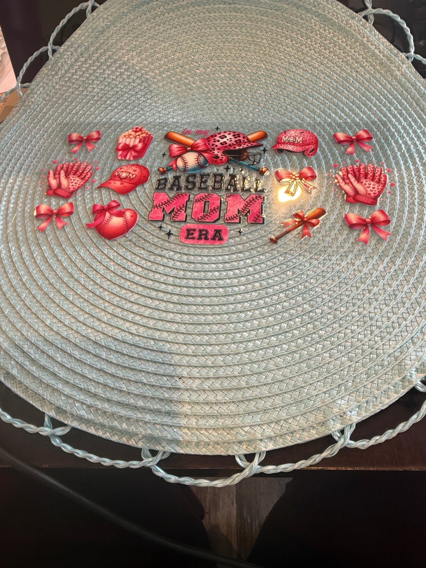 In My Baseball Mom Era UVDTF Cup Wrap! Pink/Animal Print