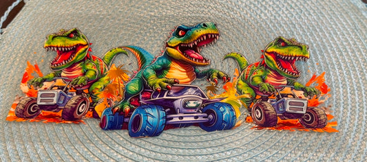Monster Trucks & Dinosaurs Cup Wrap